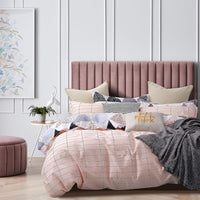 100% Cotton Annie Reversible Printed Quilt Cover Set - Super King Size