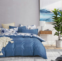 Microfiber Reversible Quilt Cover Set - Kylie - Super King Size
