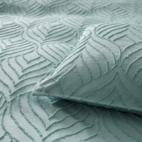Tufted Ultra Soft Microfiber Quilt Cover Set - Super King - Sage Green