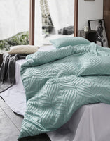 Tufted Ultra Soft Microfiber Quilt Cover Set - Super King - Sage Green