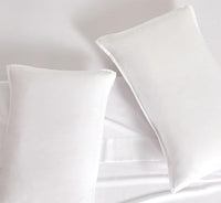 Bamboo Microfibre Standard Pillowcase x2 (one pair) - White