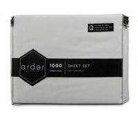 1000TC Cotton Rich SHEET SET - SINGLE