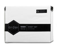 1000TC Cotton Rich SHEET SET - KING