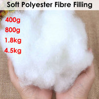 Soft Polyester Fiber Filling for Cushions, Pillows, Toys, and Crafts 800g