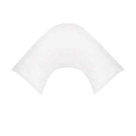 280TC Polyester Cotton V Shape Pillowcase White