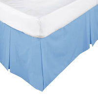 ASSUN Box Pleated Valance Periwinkle King