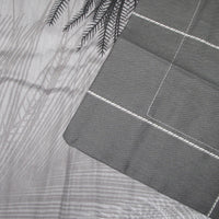 300TC Heidi Grey Reversible Cotton Quilt Cover Set King