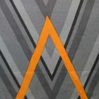 Artex Hayden Orange Quilt Cover Set Geometric Pattern Reversible Printed Microfiber Polyester Double