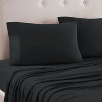 Art Terrace Microfiber Sheet Set Queen 33cm Wall Charcoal