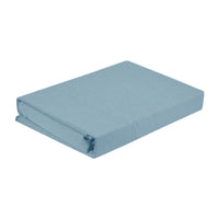 Artex Microfibre Sheet Set Single Dust Blue