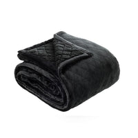 Bianca Mansfield Blanket Charcoal Super King