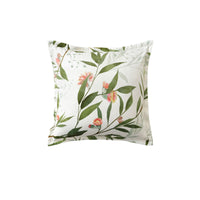 Bianca Corymbia White Velvet Square Filled Cushion 43 x 43cm