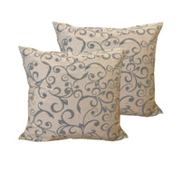 Bianca Pair of European Pillowcases Keilyn Gold 65 x 65 cm