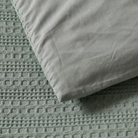 Bianca Kahlani Sage Waffle Quilt Cover Set Super King
