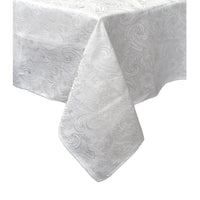 Salonika Blossom Tablecloth White 135 x 180 cm