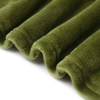 Accessorize Moss Green Super Soft Hooded Blanket Extra Large