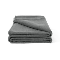 Laconia 400GSM Premium Australian Pure Wool Blanket Grey Super King