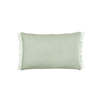 Vintage Design Homewares Sage French Linen Filled Cushion Oblong - 35cm x 55cm