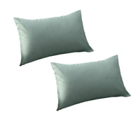 Accessorize Sage 400TC Bamboo Cotton Pair of Standard Pillowcases 48 x 73 + 15cm