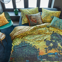 Van Gogh Evening Twilight Ochre Cotton Sateen Quilt Cover Set King