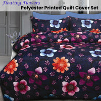 Big Sleep Floating Flowers Quilt Cover Set Single