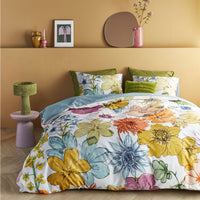 Bedding House Lotti Multi Cotton Floral Quilt Cover Set King