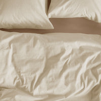 Bedding House Summer Sand Seersucker Cotton Quilt Cover Set Queen