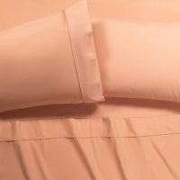 Accessorize Cotton Flannelette Sheet Set 40cm Wall Terracotta King