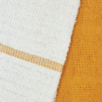 Set of 4 Rosa Cotton Rich Terry Tea Towels 42 x 62cm Mustard