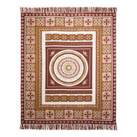 J Elliot Home Kasbah Luxury Fringe Throw 130 x 160cm Pink