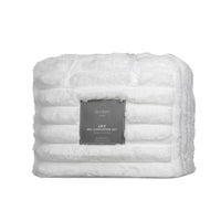 Ardor Jax White 3 Pcs Faux Fur Comforter Set Queen/King