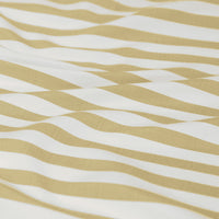 Ardor Frankie Yellow Stripe Yarn Dyed Reversible Quilt Cover Set Queen