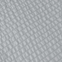 Ardor Ingrid Silver Seersucker Stripe Quilt Cover Set Queen