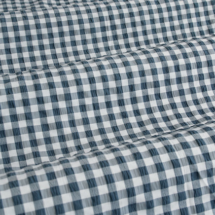 Ardor Rowe Teal Textured Seersucker Quilt Cover Set King