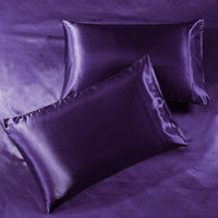 Ramesses Casablanca Satin Fitted Sheet Combo Set Violet Queen