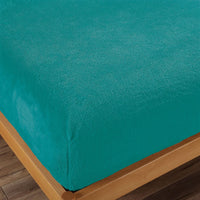 Ramesses Teddy Fleece Fitted Sheet Combo Set Teal Double