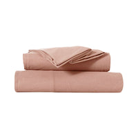 Kingtex Ultra-Soft Micro Flannel Sheet Set 40 cm Wall Rose Pink Single