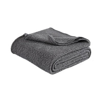 Private Collection Urban Charcoal 100% Cotton Waffle Blanket Queen/King