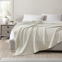 Private Collection Urban Stone 100% Cotton Waffle Blanket Queen/King