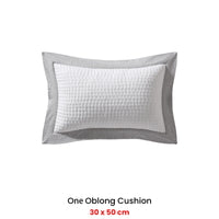 Private Collection Felix Charcoal Oblong Filled Cushion 30 x 50cm