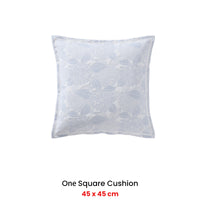 Private Collection Hydrangea Chambray Square Filled Cushion 45 x 45cm