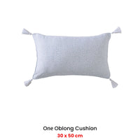 Private Collection Millicent Chambray Oblong Filled Cushion 30 x 50cm