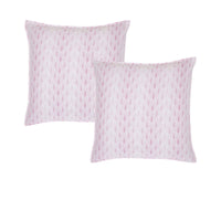 Logan and Mason Pair of Summer Daze Pink European Pillowcases 65 x 65cm