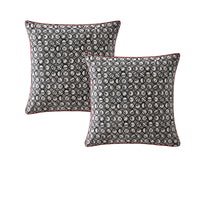 Logan and Mason Pair of Yume Black European Pillowcases 65 x 65cm