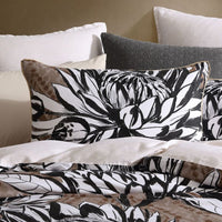 Logan and Mason 250TC Hinton Brown Cotton Sateen Quilt Cover Set King