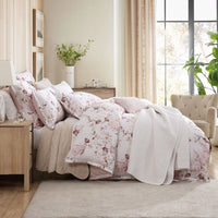 Private Collection Millicent Rose Quilt Cover Set Cotton Sateen Digital Print King