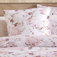 Private Collection Millicent Rose Quilt Cover Set Cotton Sateen Digital Print King