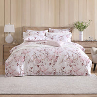 Private Collection Millicent Rose Quilt Cover Set Cotton Sateen Digital Print Super King