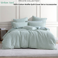 Private Collection Urban Surf 100% Cotton Waffle Quilt Cover Set Queen