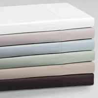 Logan and Mason 250TC 50% Polyester 50% Cotton Percale Sheet Set Sage 50cm Wall King Single